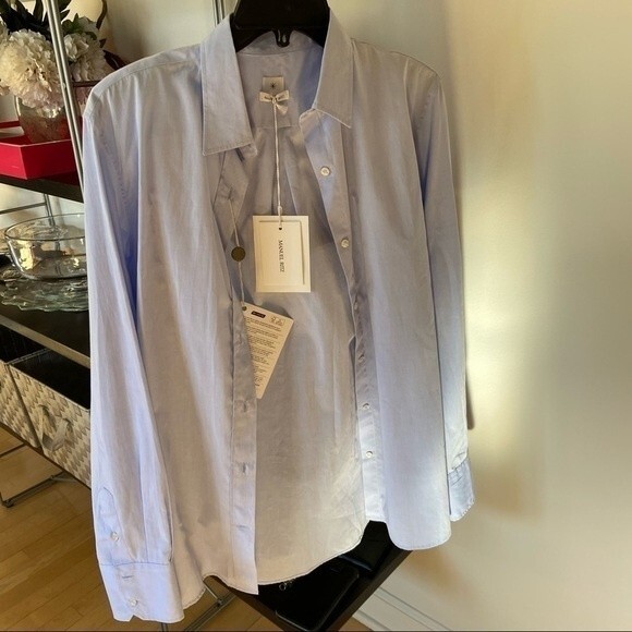 Manuel Ritz Classic Oxford Cotton Shirt S NWT - Picture 11 of 12